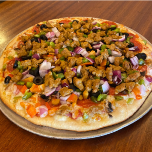 Picture of the Nothin' Crazy specialty pizza